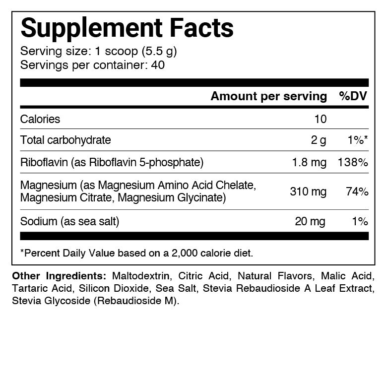 TRIPLE MAGNESIUM POWDER - Pineapple Coconut
