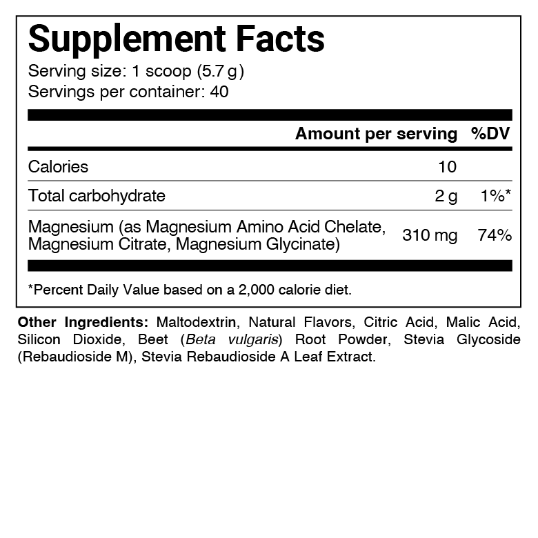 TRIPLE MAGNESIUM POWDER - Berry