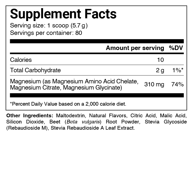 TRIPLE MAGNESIUM POWDER - Berry